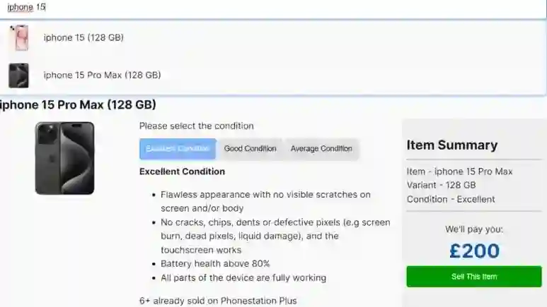 Buy Phones Plugin